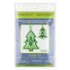 Faux Leather Bead Embroidery Kit &ndash; &ldquo;Christmas Tree Ornament&rdquo; (Double-Sided) FLBB-130 Light Green FLBB-130 photo 6