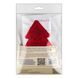 Faux Leather Cross-Stitch Kit &ndash; &ldquo;Christmas Tree Ornament&rdquo; (Double-Sided) FLHL-085 Coral FLHL-085 photo 7