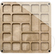 Multi-Layered Bead Organizer &ndash; &ldquo;Square With Transparent Lid&rdquo; FLZB-194 FLZB-194 photo 2