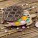 Wooden-Lid Bead Organizer &ndash; &ldquo;Turtle&rdquo; FLZB-118 FLZB-118 photo 1