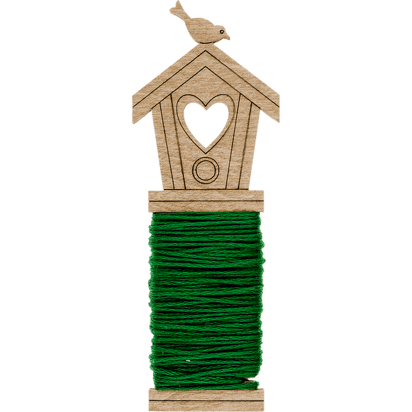 Floss Bobbins &ndash; &ldquo;Birdhouse&rdquo; FLC-077(S) (6 pcs)