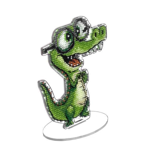Plastic Cross-Stitch Kit &ndash; "Crocodile" FLX-037