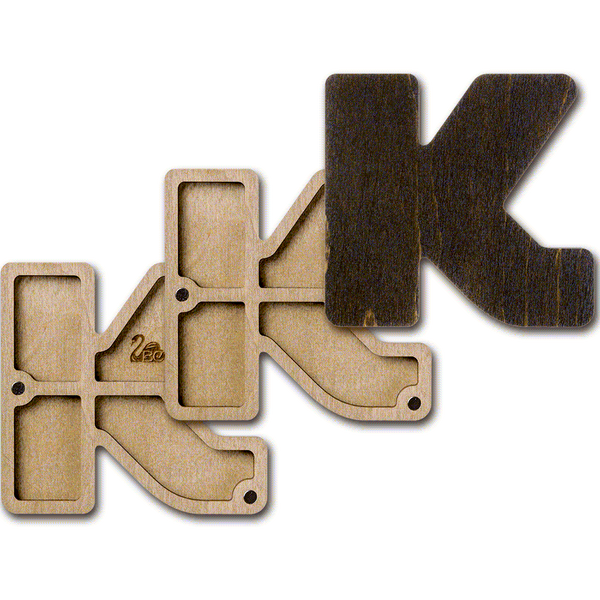 Bead Organizer &ndash; &ldquo;Letter К (Alphabet)&rdquo; FLZB-136(К)