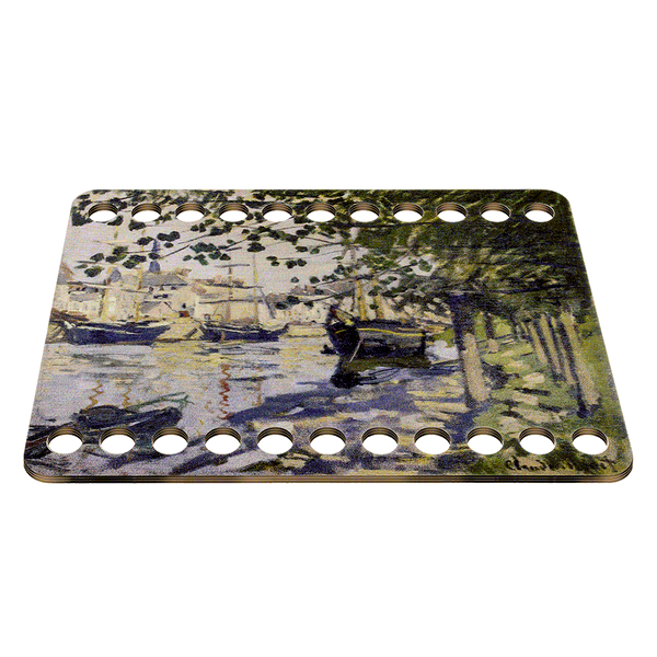 Floss Organizer &ndash; &ldquo;Seine in Rouen, Rectangular&rdquo; FLZ(P)-034
