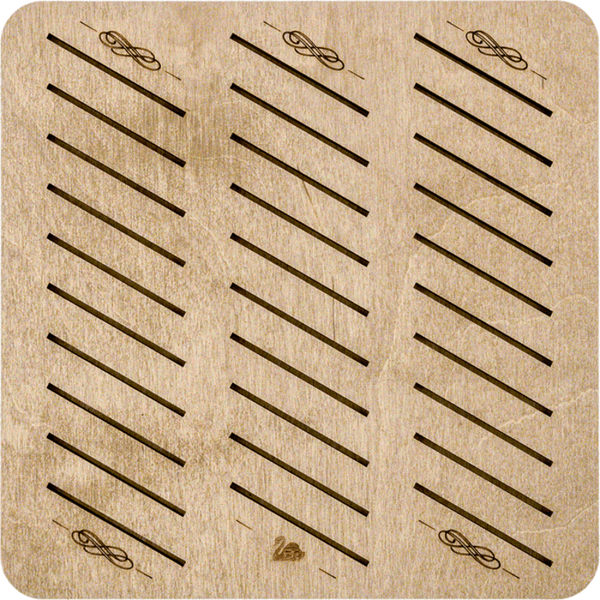 Bobbin Organizer Box &ndash; &ldquo;Light Square&rdquo; + 32 bobbins FLZB(N)-061