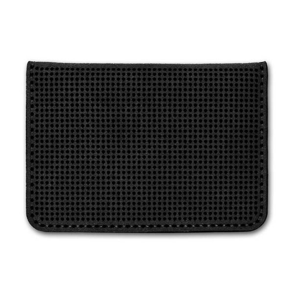 Faux Leather Embroidery Blank &ndash; &ldquo;ID Card Cover&rdquo; FLBE(BB)-036 Black