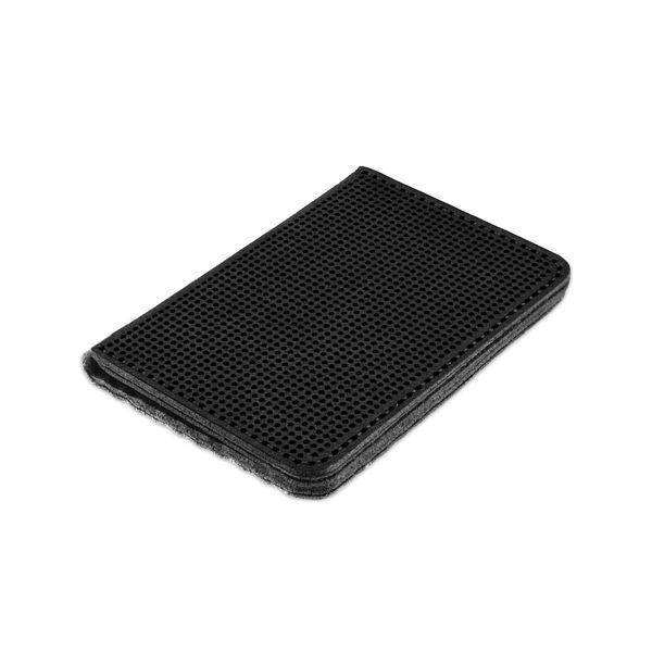 Faux Leather Embroidery Blank &ndash; &ldquo;ID Card Cover&rdquo; FLBE(BB)-036 Black