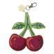 Faux Leather Bead Embroidery Kit &ndash; &ldquo;Bag Charm Cherries&rdquo; FLBB-196 FLBB-196 photo 2