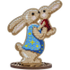 Wooden Bead Embroidery Kit &ndash; &ldquo;Mama Bunny With Baby&rdquo; FLK-432 FLK-432 photo 3