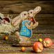 Wooden Bead Embroidery Kit &ndash; &ldquo;Mama Bunny With Baby&rdquo; FLK-432 FLK-432 photo 1