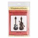 Wooden Bead Embroidery Kit &ndash; &ldquo;Christmas Ornament &ndash; Guitar and Violin&rdquo; FLK-526 FLK-526 photo 4