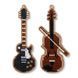 Wooden Bead Embroidery Kit &ndash; &ldquo;Christmas Ornament &ndash; Guitar and Violin&rdquo; FLK-526 FLK-526 photo 3