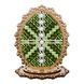 Bead Embroidery Kit on Wood &ndash; &ldquo;Easter Egg &ndash; Emerald&rdquo; FLK-534 FLK-534 photo 3