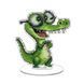 Plastic Cross-Stitch Kit &ndash; "Crocodile" FLX-037 FLX-037 photo 3