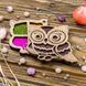 Wooden-Lid Bead Organizer &ndash; &ldquo;Owl&rdquo; FLZB-101 FLZB-101 photo 1