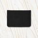 Faux Leather Embroidery Blank &ndash; &ldquo;ID Card Cover&rdquo; FLBE(BB)-036 Black FLBE(BB)-036 photo 1