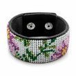 Faux Leather Bead Embroidery Kit &ndash; &ldquo;Bracelet&rdquo; (3 &times; 22 cm) FLBB-034 Black FLBB-034 photo 7