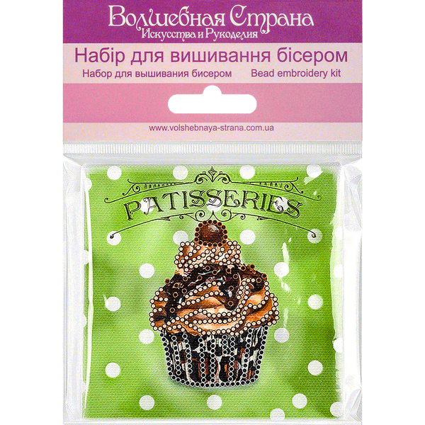 Bead embroidery magnet FLA-101