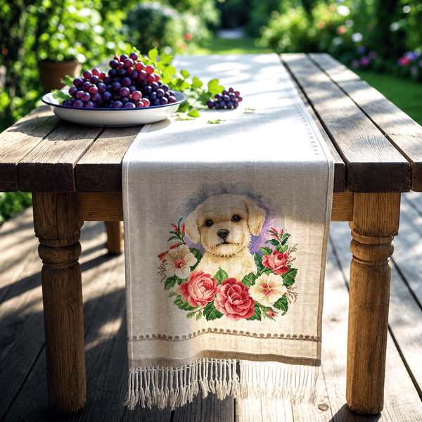 Cross-Stitch Pattern &ndash; "Floral Favorite" WLP-103