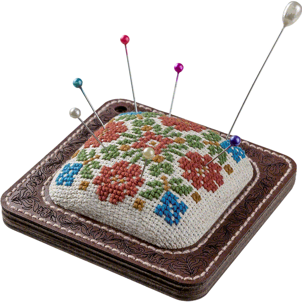 Pincushion Kit &ndash; &ldquo;Floral Ornament&rdquo; FLTL-030