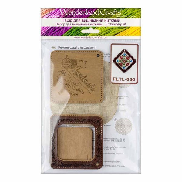 Pincushion Kit &ndash; &ldquo;Floral Ornament&rdquo; FLTL-030