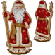 Wooden Bead Embroidery Kit &ndash; &ldquo;Grandfather Frost (Slavic Santa)&rdquo; (Double-Sided) FLK-302 FLK-302 photo 3