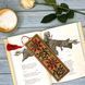 Craft Cardboard Embroidery Kit &ndash; &ldquo;Bookmark &ndash; Gerberas&rdquo; WLZ-015 WLZ-015 photo 1