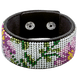Faux Leather Bead Embroidery Kit &ndash; &ldquo;Bracelet&rdquo; (3 &times; 22 cm) FLBB-034 Black FLBB-034 photo 3