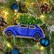 Wooden Bead Embroidery Kit &ndash; &ldquo;Christmas Ornament &ndash; Blue Car&rdquo; FLK-383 FLK-383 photo 1