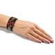 Faux Leather Bead Embroidery Kit &ndash; &ldquo;Bracelet&rdquo; (3 &times; 22 cm) FLBB-162 Black FLBB-162 photo 5
