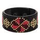 Faux Leather Bead Embroidery Kit &ndash; &ldquo;Bracelet&rdquo; (3 &times; 22 cm) FLBB-162 Black FLBB-162 photo 3