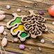 Wooden-Lid Bead Organizer &ndash; &ldquo;Autumn Leaves&rdquo; FLZB-102 FLZB-102 photo 1