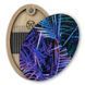 Magnetic Needle Case Oval &ndash; &ldquo;Neon Leaves&rdquo; FLZB(N)-156 FLZB(N)-156 photo 2