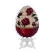 Plastic Cross-Stitch Kit &ndash; "Easter Egg &ndash; Roses" FLX-067 FLX-067 photo 6