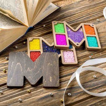 Bead Organizer &ndash; &ldquo;Letter М (Alphabet)&rdquo; FLZB-138(М)