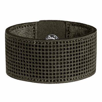 Faux Leather Embroidery Blank – “Bracelet" (2.6 × 17 cm) FLBE(BB)-038 Walnut