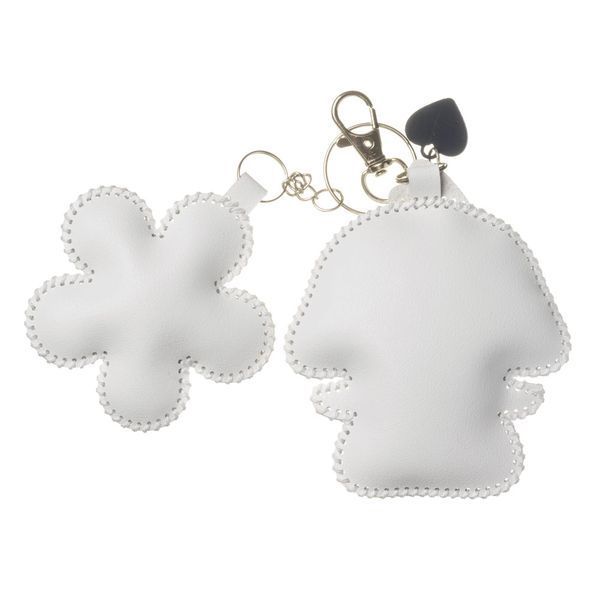 Faux Leather Bead Embroidery Kit &ndash; &ldquo;Bag Charm Duck With Flower&rdquo; FLBB-198