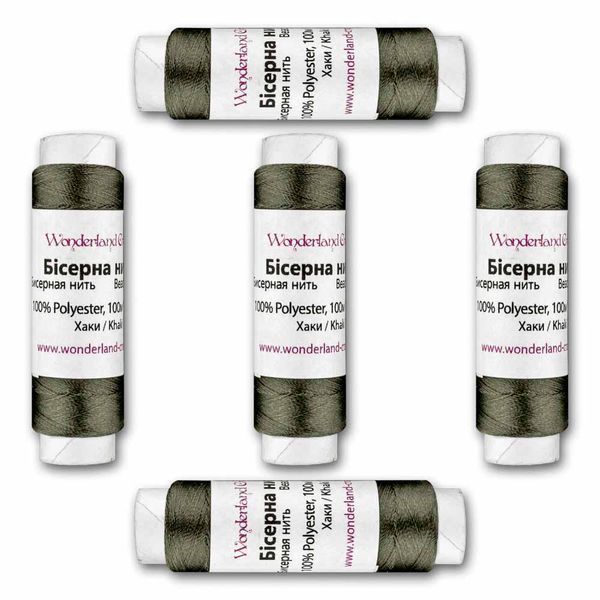 Beading Thread FLT-023 S &ndash; &ldquo;Khaki&rdquo; 5&times;100m