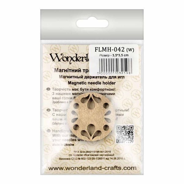 Needle Minder &ndash; &ldquo;Wooden, Double-Sided&rdquo; FLMH-042(W)