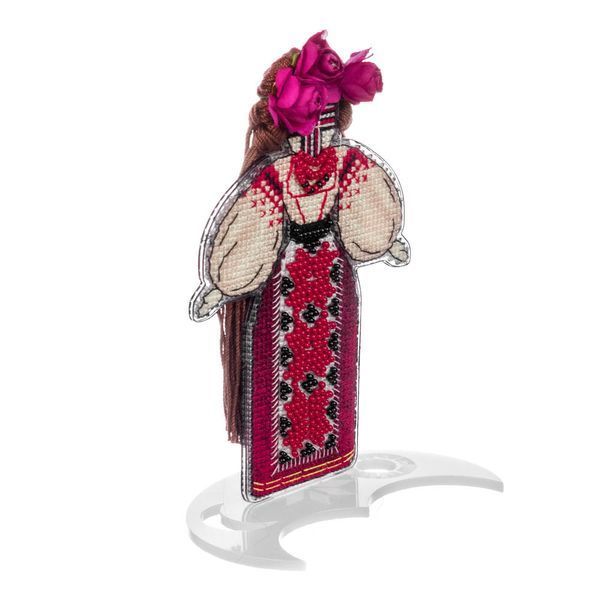 Plastic Cross-Stitch Kit &ndash; "Motanka doll-I" (Double-Sided) FLX-039