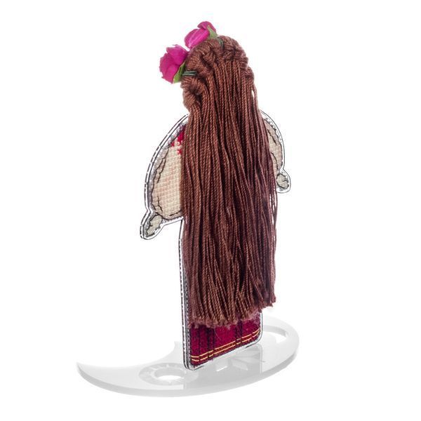 Plastic Cross-Stitch Kit &ndash; "Motanka doll-I" (Double-Sided) FLX-039