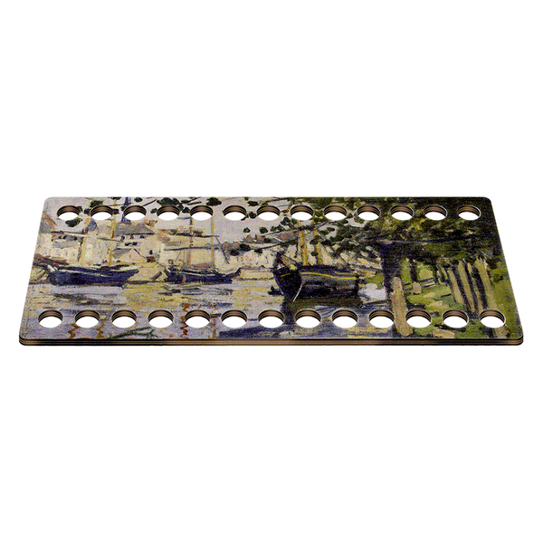 Floss Organizer &ndash; &ldquo;Seine in Rouen, Narrow Rectangular&rdquo; FLZ(P)-036