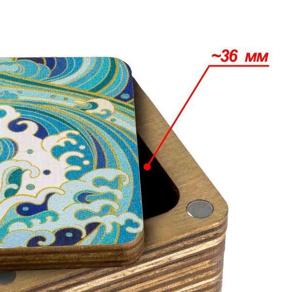 Thread Catcher Square &ndash; &ldquo;Ocean Wave&rdquo; FLZB(N)-112