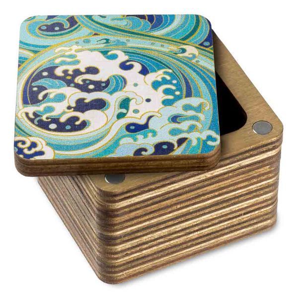 Thread Catcher Square &ndash; &ldquo;Ocean Wave&rdquo; FLZB(N)-112