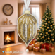 Plastic Cross-Stitch Kit &ndash; &ldquo;Christmas Ornament &ndash; Golden Acorn&rdquo; FLX-134 FLX-134 photo 1