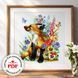Cross-Stitch Pattern &ndash; "Fox in Flowers" WLP-095 WLP-095 photo 1