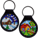 Faux Leather Cross-Stitch Kit &ndash; &ldquo;Keychain&rdquo; FLHL-012 Black FLHL-012 photo 3