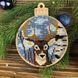 Wooden Bead Embroidery Kit &ndash; &ldquo;Christmas Ornament &ndash; Winter Forest&rdquo; (2 pcs) FLK-303 FLK-303 photo 5