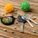 Faux Leather Cross-Stitch Kit &ndash; &ldquo;Keychain&rdquo; FLHL-012 Black FLHL-012 photo 1