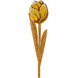 Wooden Bead Embroidery Kit &ndash; &ldquo;Yellow Tulip&rdquo; FLK-202 FLK-202 photo 2